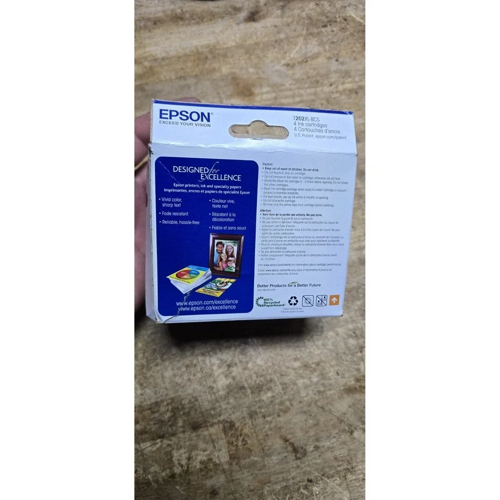 Epson 202 Claria Ink T202XL-BCS High Capacity Black & Color – WF-2860 / XP-5100